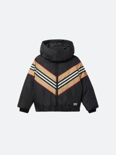 Stripe Panel Down-filled