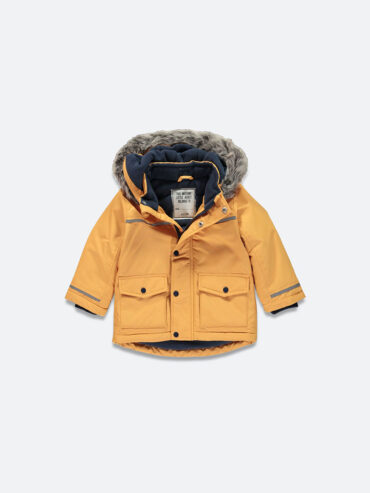 Boys Yellow Hooded